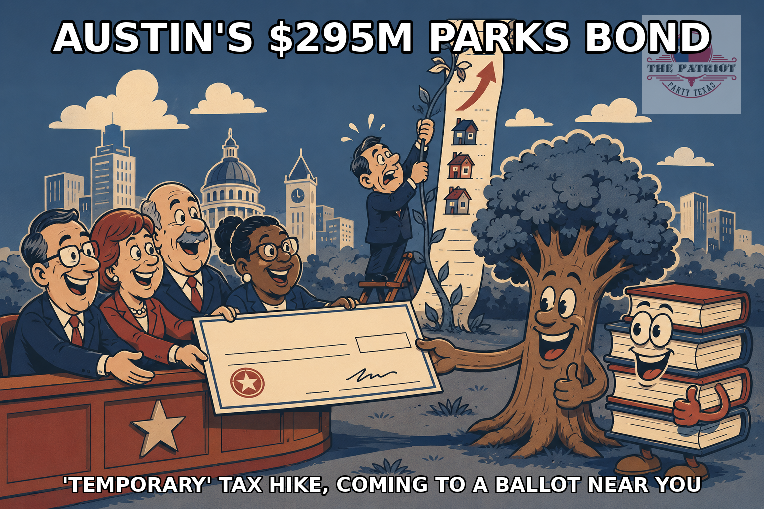 Meme: Austin's $295M Parks Bond — 'Temporary' Tax Hike, Coming to a Ballot Near You
